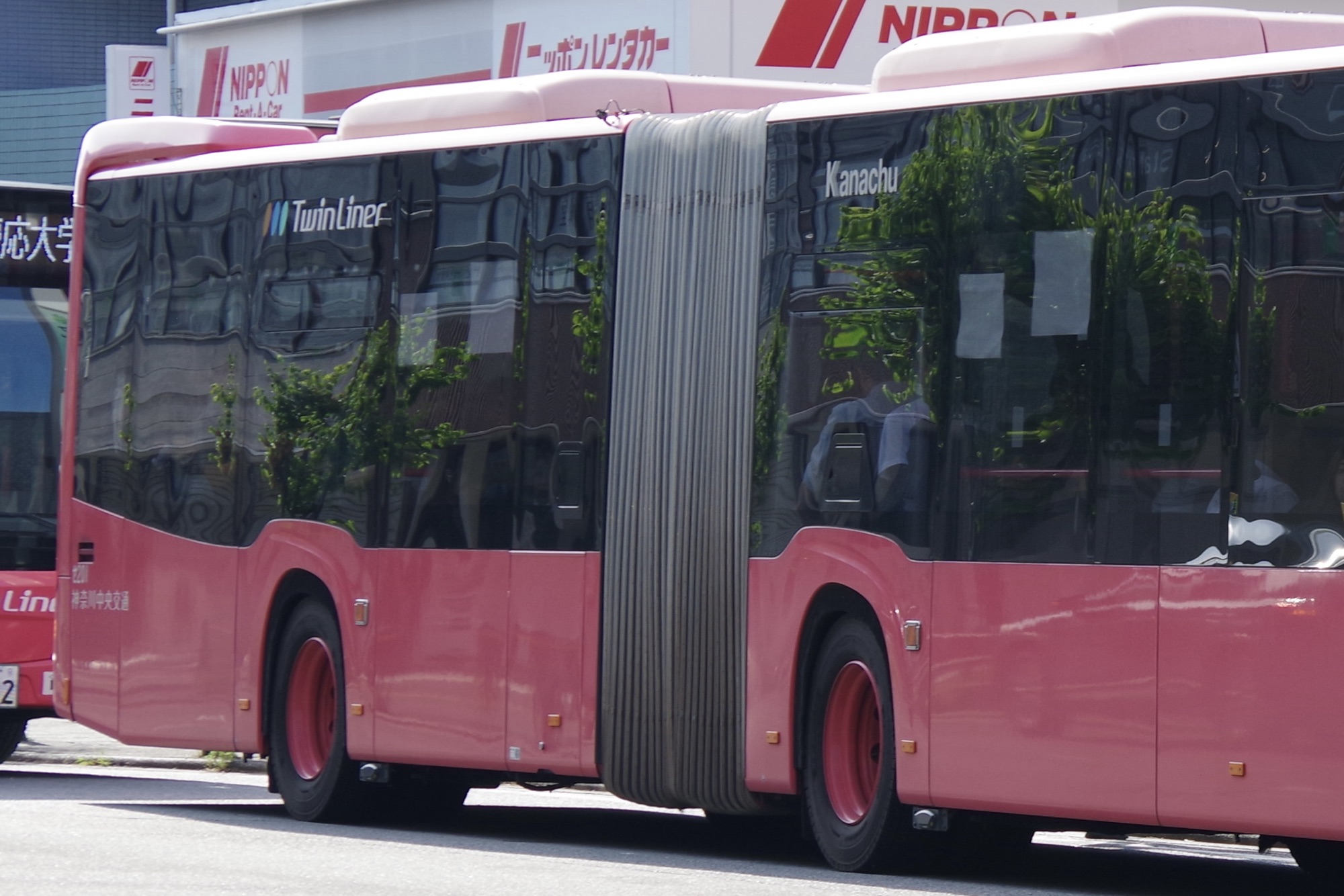 連節バスの連結部分